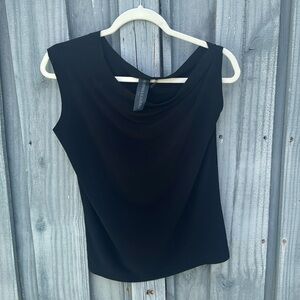 Women's Black Sleeveless Top